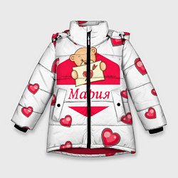 Куртка зимняя для девочки Мария, цвет: 3D-красный
