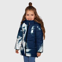 Куртка зимняя для девочки Alien: Isolation, цвет: 3D-черный — фото 2
