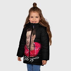 Куртка зимняя для девочки Ковальчук, цвет: 3D-черный — фото 2