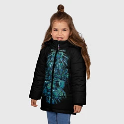 Куртка зимняя для девочки Ghost In The Shell 7, цвет: 3D-черный — фото 2