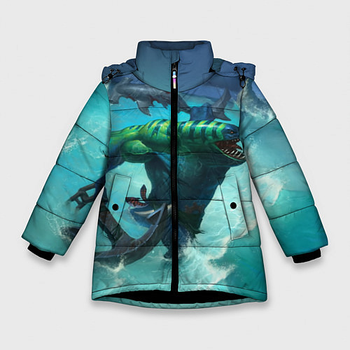 Зимняя куртка для девочки Tidehunter: Water Rage / 3D-Черный – фото 1