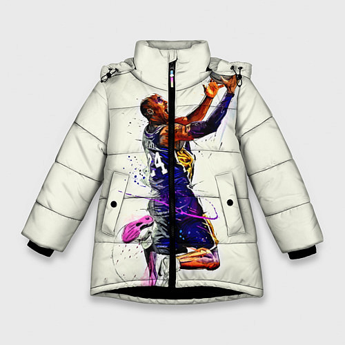 Зимняя куртка для девочки Kobe Bryant / 3D-Черный – фото 1