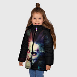 Куртка зимняя для девочки Король и Шут, цвет: 3D-красный — фото 2