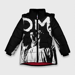 Зимняя куртка для девочки Depeche mode: black