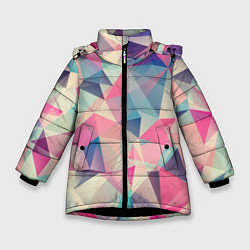 Куртка зимняя для девочки Pieces, цвет: 3D-черный