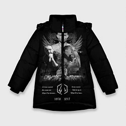 Куртка зимняя для девочки Bennington Memories, цвет: 3D-черный