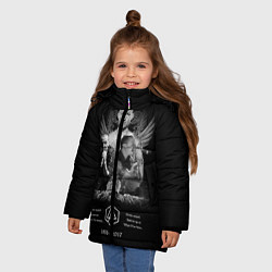 Куртка зимняя для девочки Bennington Memories, цвет: 3D-черный — фото 2