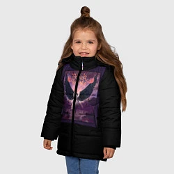 Куртка зимняя для девочки Dethklok: Angel, цвет: 3D-черный — фото 2