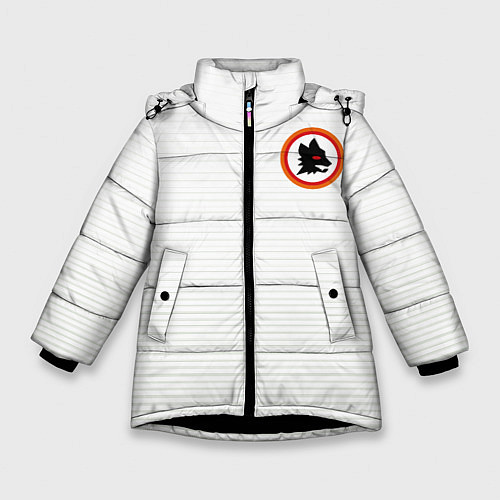 Зимняя куртка для девочки A S Roma - WHITE N 98 NEW 2022 / 3D-Черный – фото 1