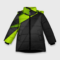 Зимняя куртка для девочки Спортивная геометрия 6