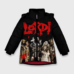 Куртка зимняя для девочки LORDI, цвет: 3D-красный