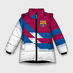 Зимняя куртка для девочки Barcelona FC: White style