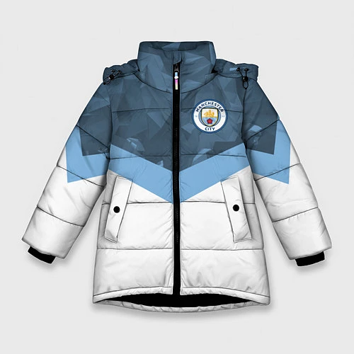 Зимняя куртка для девочки Manchester City FC: Sport / 3D-Черный – фото 1