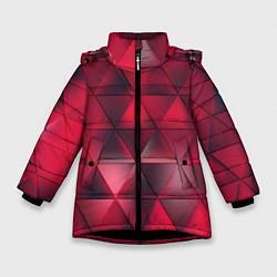 Зимняя куртка для девочки Dark Red