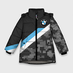 Зимняя куртка для девочки BMW: Pixel Military