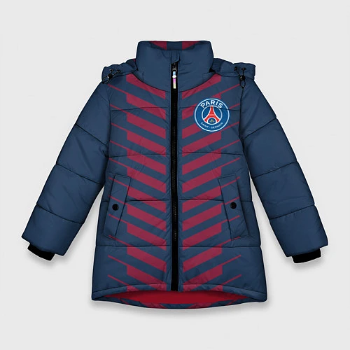 Зимняя куртка для девочки FC PSG: Creative / 3D-Красный – фото 1