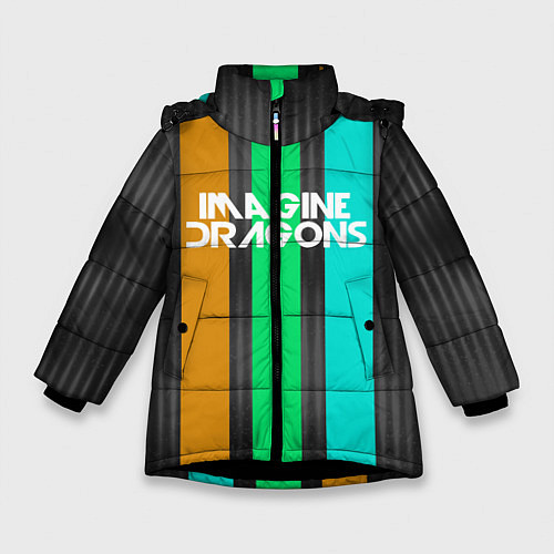 Зимняя куртка для девочки Imagine Dragons: Evolve Lines / 3D-Черный – фото 1
