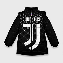 Зимняя куртка для девочки FC Juventus: Black Lines