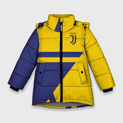 Куртка зимняя для девочки FC Juventus: Star, цвет: 3D-светло-серый