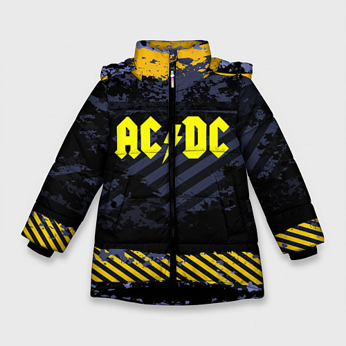 Зимняя куртка для девочки AC/DC: Danger Style / 3D-Черный – фото 1