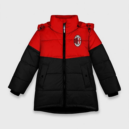 Зимняя куртка для девочки АC Milan: R&B Sport / 3D-Черный – фото 1