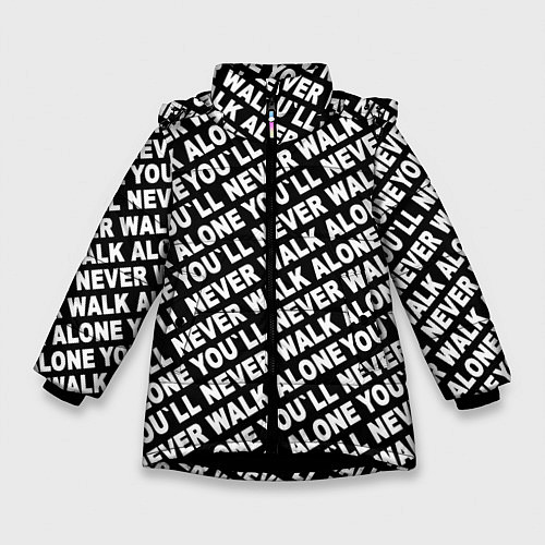 Зимняя куртка для девочки YNWA / 3D-Черный – фото 1