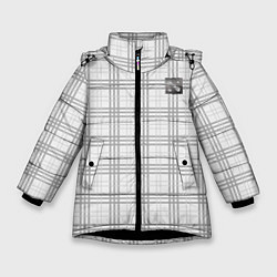 Зимняя куртка для девочки Dota 2 - Grey logo 2022