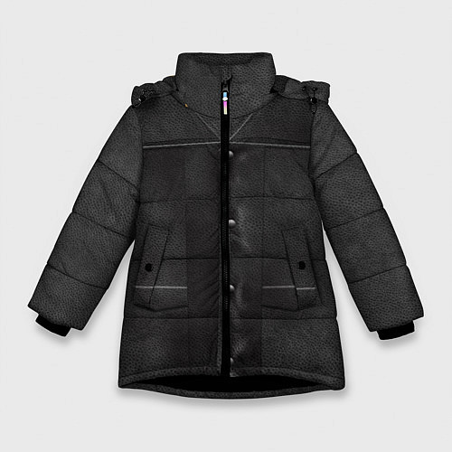 Зимняя куртка для девочки Униформа Дэрила / 3D-Черный – фото 1