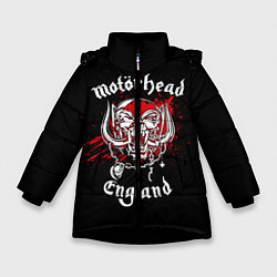 Куртка зимняя для девочки Motorhead England, цвет: 3D-черный