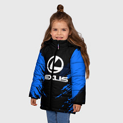 Куртка зимняя для девочки Lexus: Blue Anger, цвет: 3D-светло-серый — фото 2