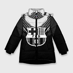 Зимняя куртка для девочки FC Barcelona: Black Style