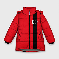 Куртка зимняя для девочки Турция, цвет: 3D-светло-серый