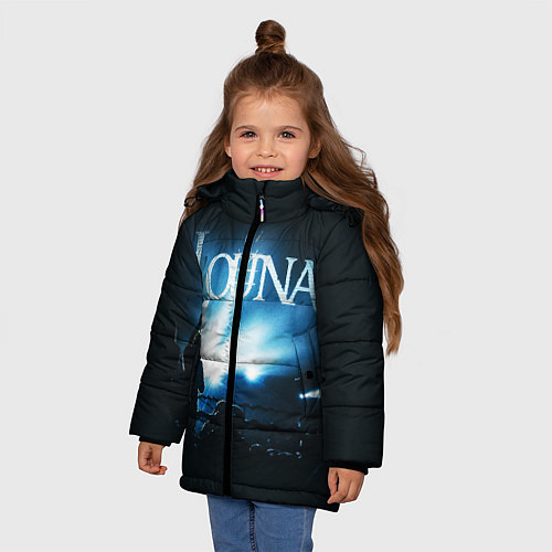 Зимняя куртка для девочки Louna / 3D-Красный – фото 3