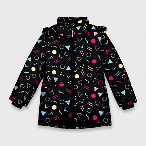Зимняя куртка для девочки 80 Battaries / 3D-Черный – фото 1
