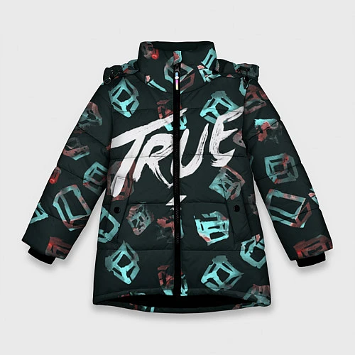 Зимняя куртка для девочки Avicii: True / 3D-Черный – фото 1