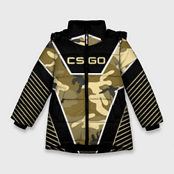 Зимняя куртка для девочки CS:GO Khaki Camo