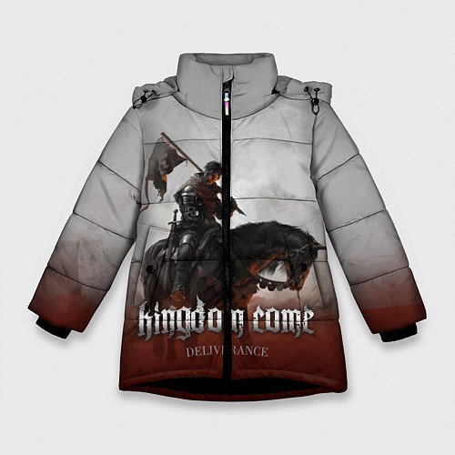 Зимняя куртка для девочки Kingdom Come: Knight Henry / 3D-Черный – фото 1
