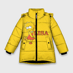 Зимняя куртка для девочки Lisa Simpson