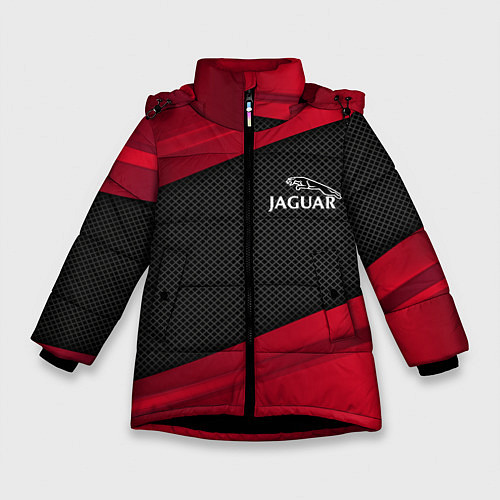 Зимняя куртка для девочки Jaguar: Red Sport / 3D-Черный – фото 1