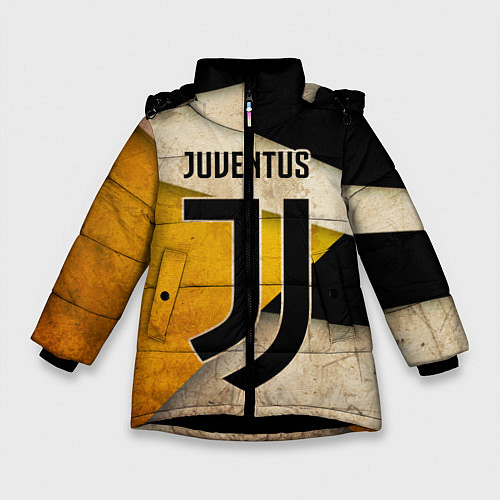 Зимняя куртка для девочки FC Juventus: Old Style / 3D-Черный – фото 1