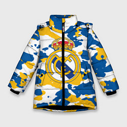 Зимняя куртка для девочки Real Madrid: Camo
