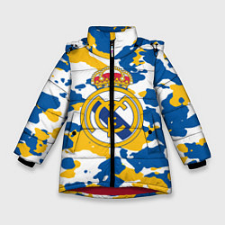 Зимняя куртка для девочки Real Madrid: Camo