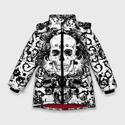 Зимняя куртка для девочки Grunge Skull