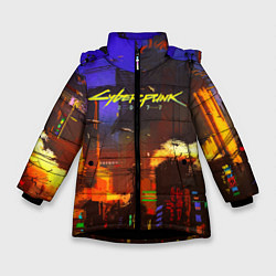 Зимняя куртка для девочки Cyberpunk 2077: Night City