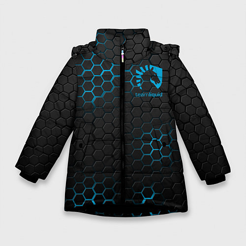 Зимняя куртка для девочки Team Liquid: Carbon Style / 3D-Черный – фото 1