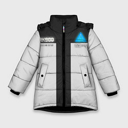 Куртка зимняя для девочки RK900: Become Human, цвет: 3D-черный