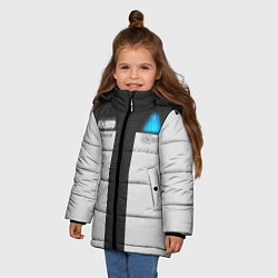 Куртка зимняя для девочки RK900: Become Human, цвет: 3D-черный — фото 2