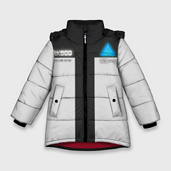 Куртка зимняя для девочки RK900: Become Human, цвет: 3D-красный