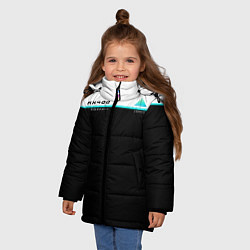 Куртка зимняя для девочки Detroit: AX400, цвет: 3D-черный — фото 2