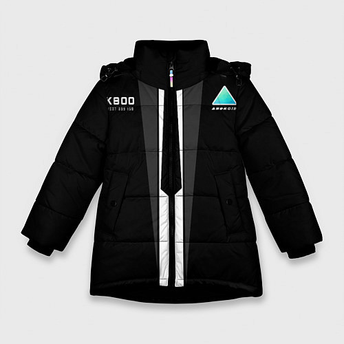 Зимняя куртка для девочки RK800 Android Black / 3D-Черный – фото 1